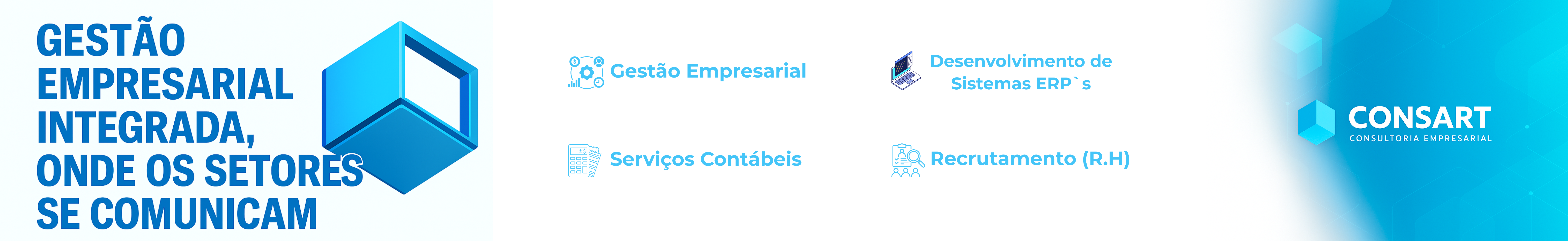 CONSART ERP — Banner Clínico Geral