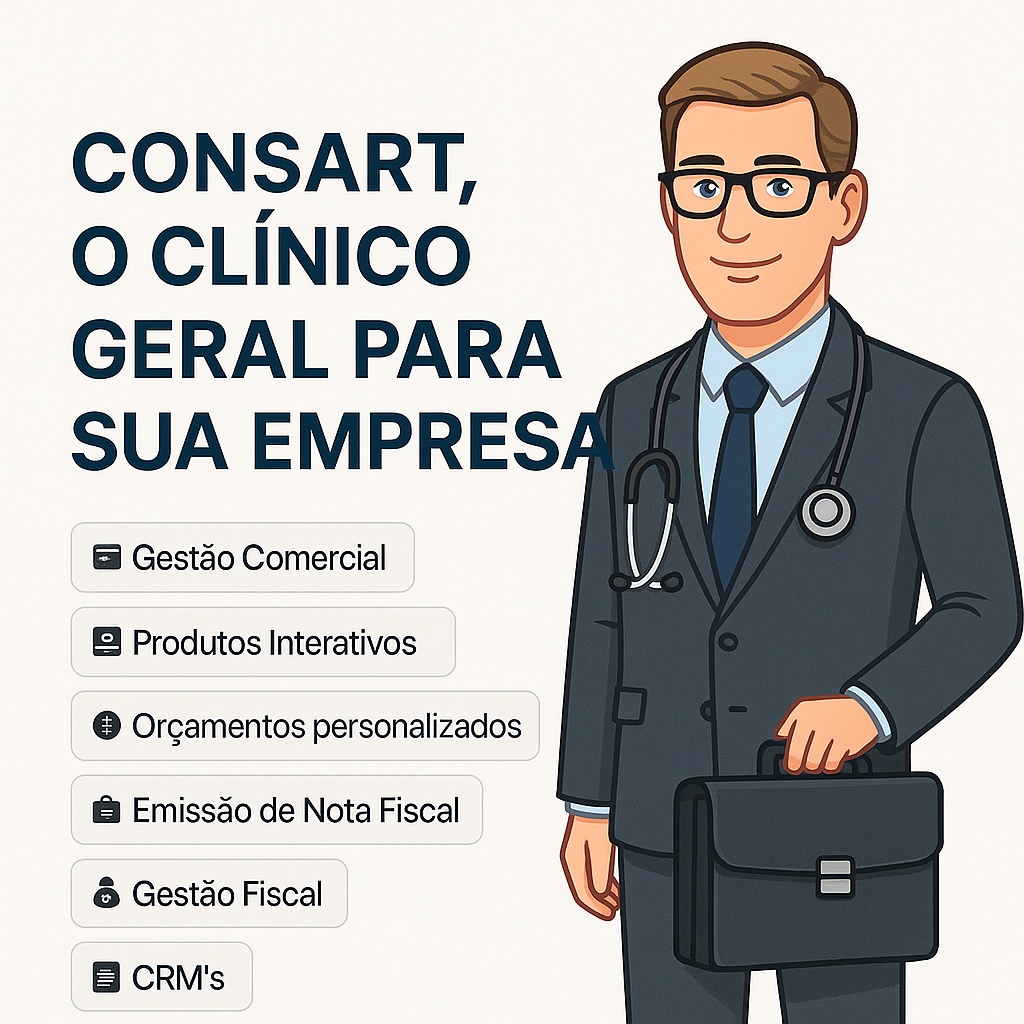 CONSART ERP — Banner Clínico Geral